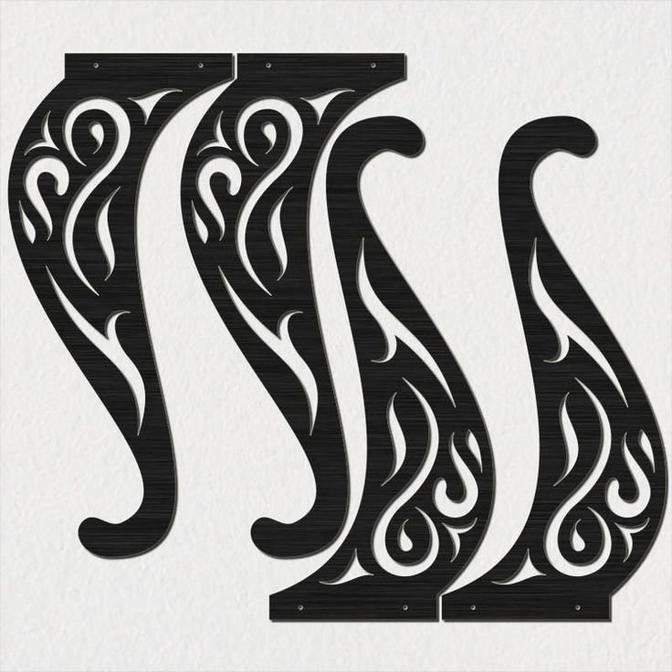 Трафарет ножек для стола