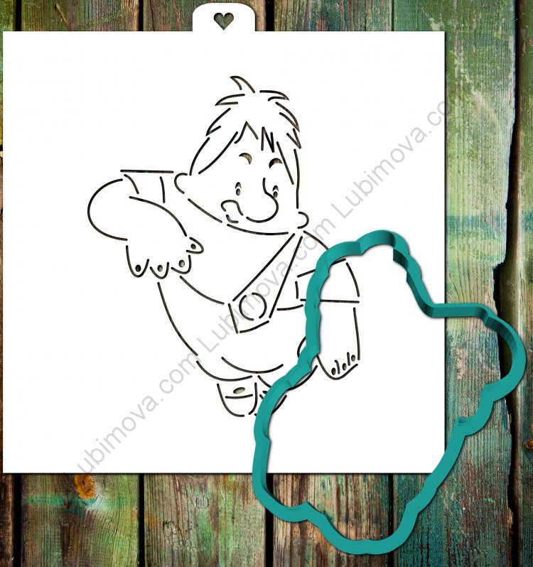 Вытынанки малыш и Карлсон