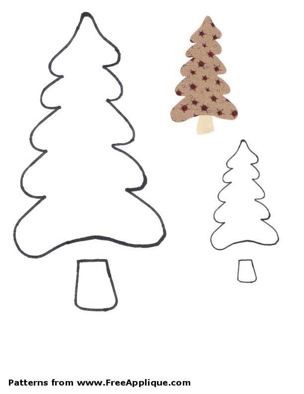 Аппликация елочка