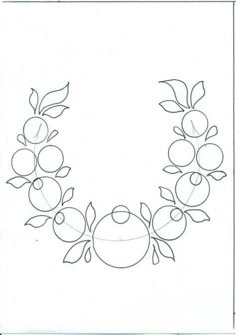 Раскраски Городецкой росписи для детей