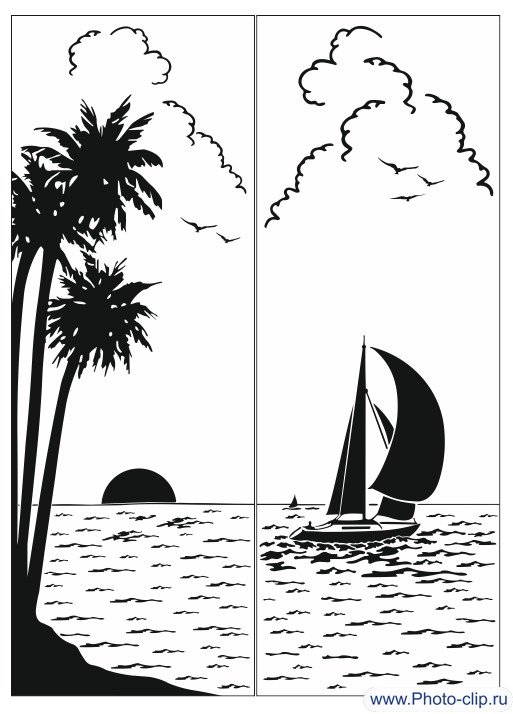 Море вектор