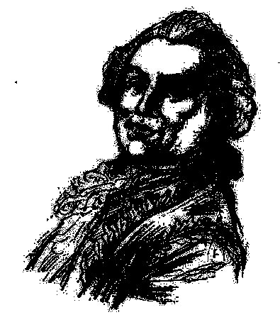 Ломоносов Михаил Васильевич черно белое