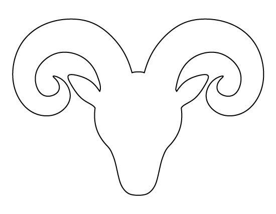 Орнамент рога