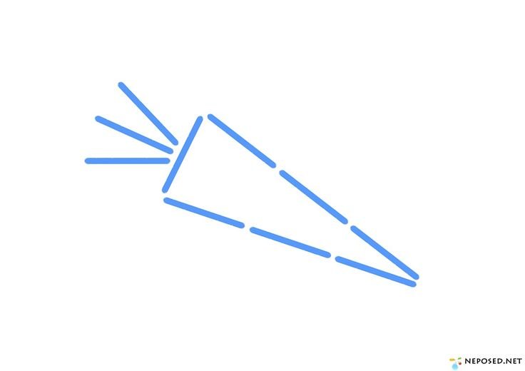 Выкладываем из счетных палочек