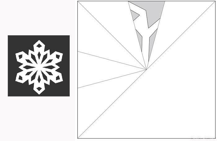 Трафареты для вырезывания снежинок