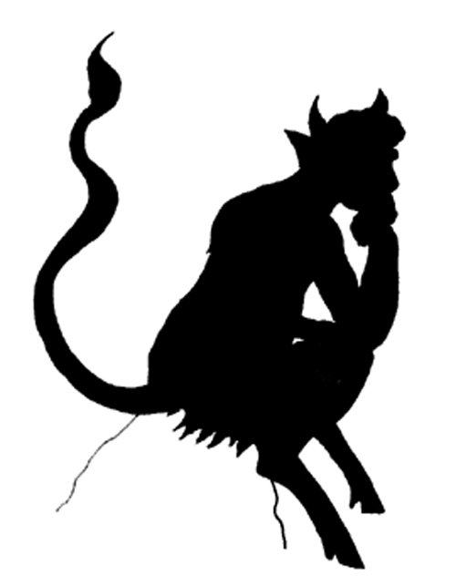 Трафарет черта