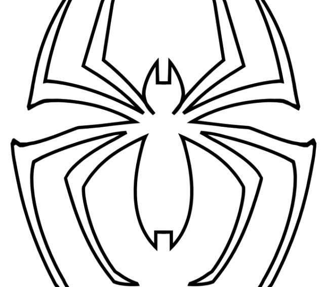 Человек паук раскраска