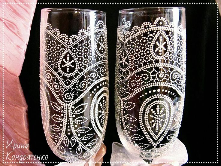 Точечная роспись по стеклу