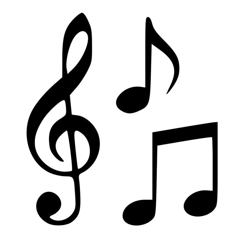 Ноты трафарет