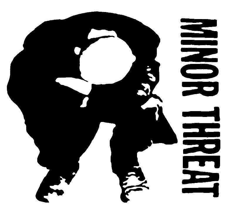 Minor threat трафарет