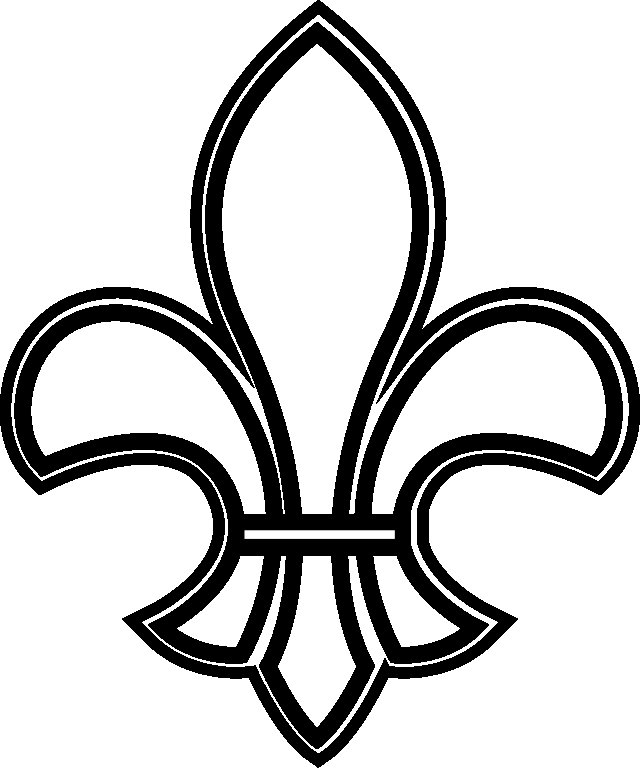 Геральдическая Королевская Лилия вектор