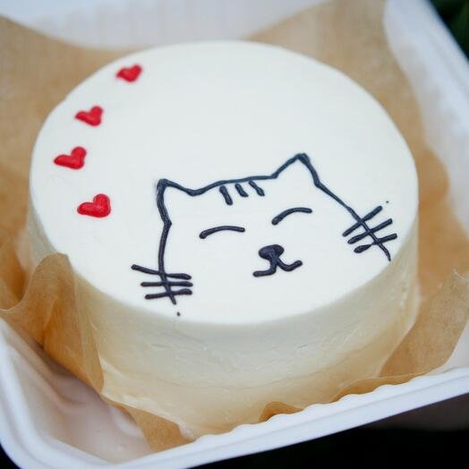 Декор для Бенто торта котик