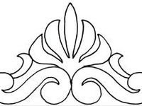 Татарский орнамент для калфака