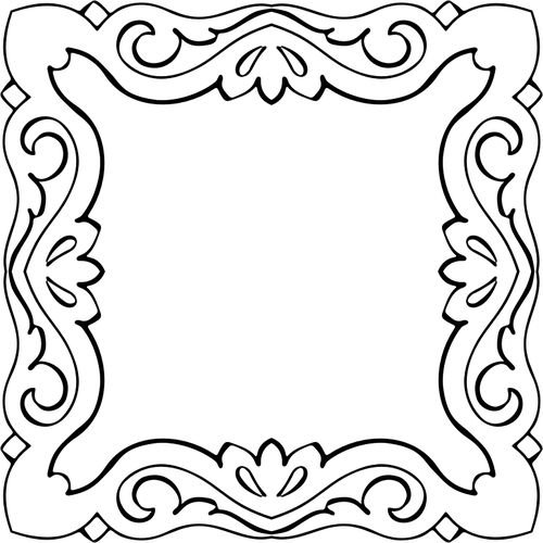 Ажурная рамка