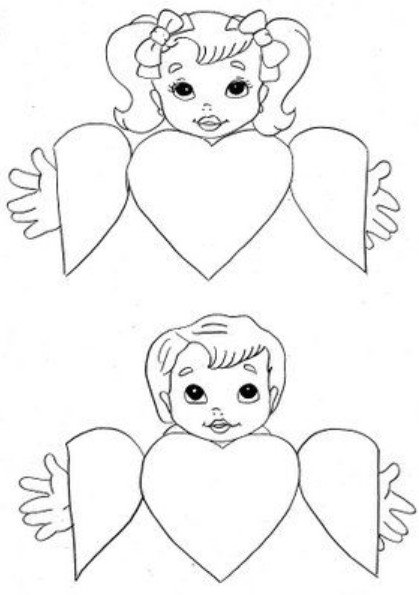 Шаблоны поделок ко Дню мамы