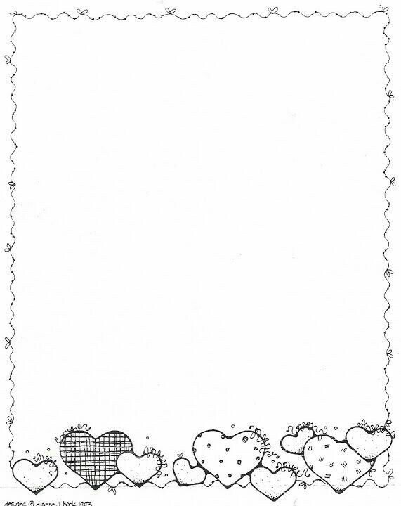 Раскраска рамка для текста