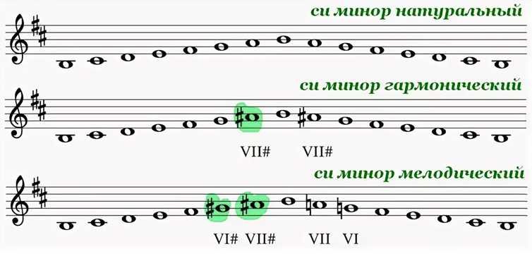 Гамма соль диез минор натуральный