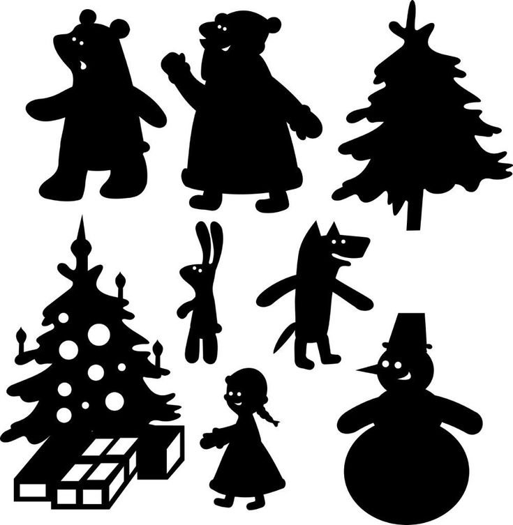 Новогодние силуэты