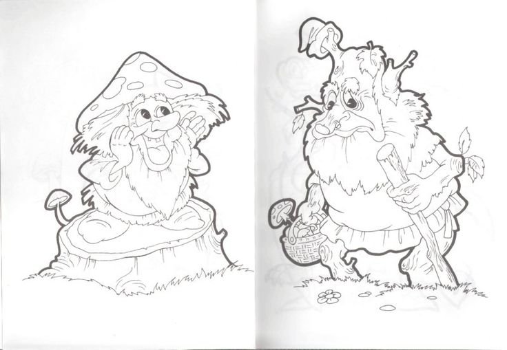 Леший рисунок