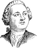 Михаил Ломоносов портрет чб