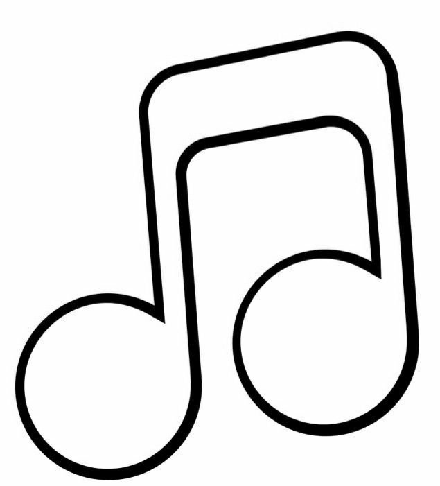 Нотки раскраска