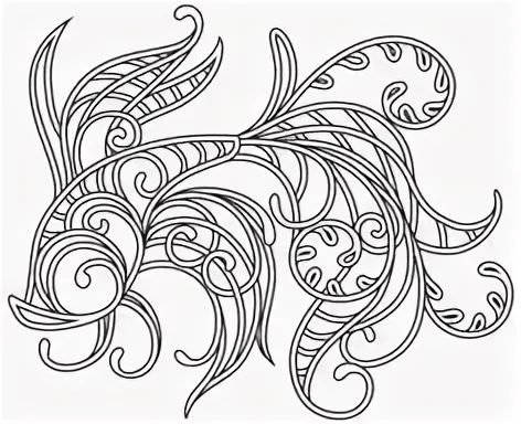 Орнамент для джутовой филиграни