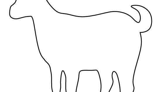 Трафарет животного