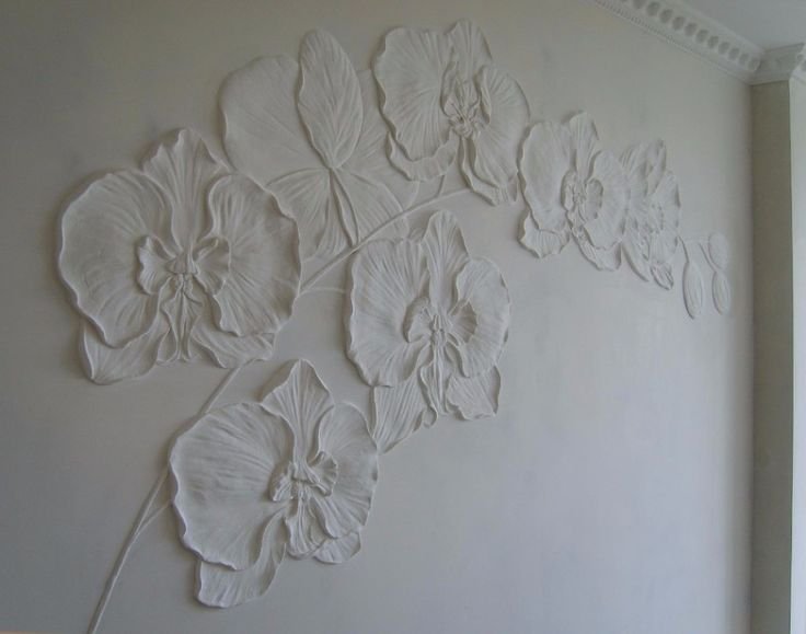 Панно из декоративной штукатурки на стену