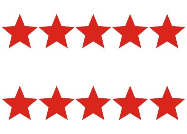 Звездочки цветные