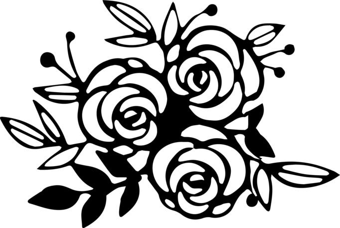 Трафарет "цветы"