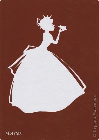 Вытынанка принцесса