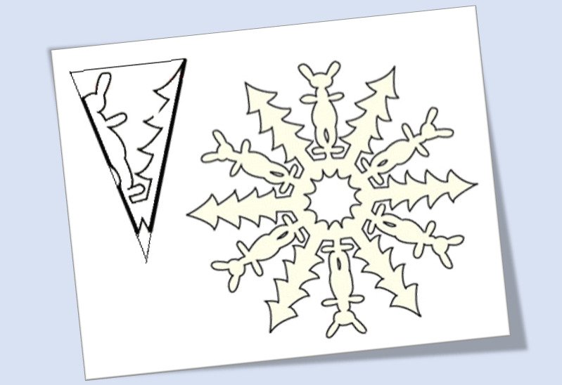 Снежинка рисунок