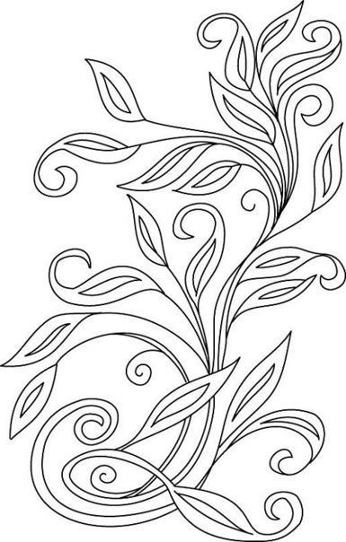 Шаблоны цветов для джутовой филиграни