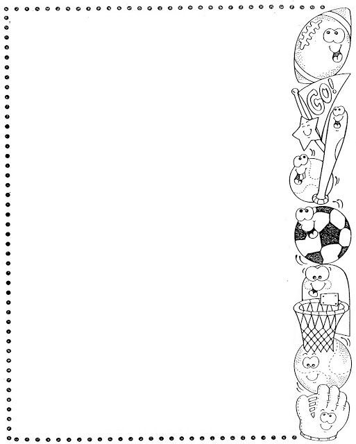 Спортивные рамки для оформления текста