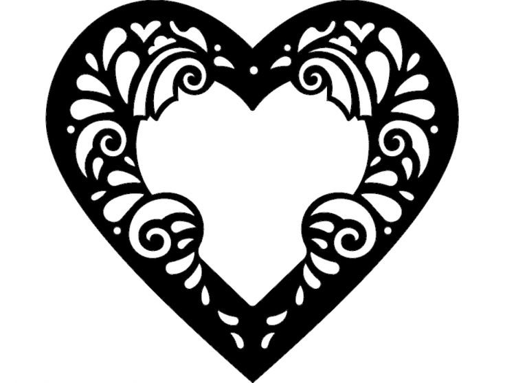 Сердце узор