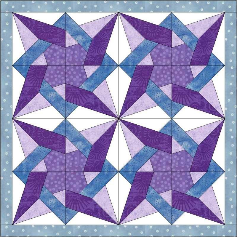 Пэчворк разрезалки звезда