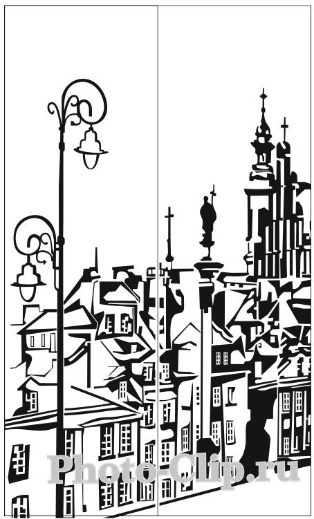 Силуэт старого города