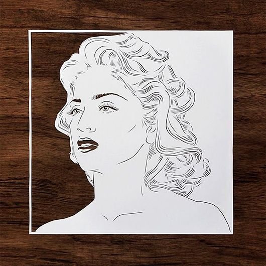 Трафаретный портрет