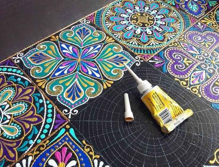 Алина Нуреева точечная роспись