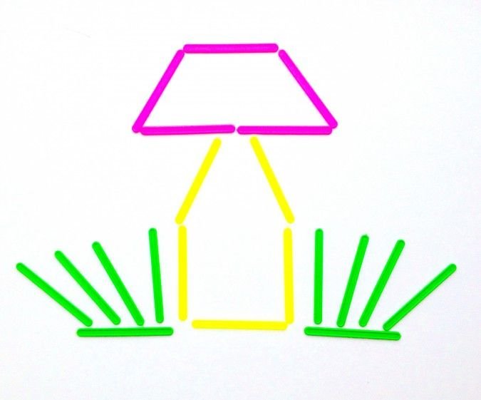 Составление фигур из палочек