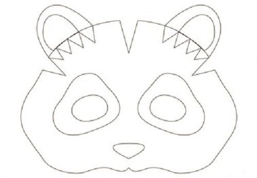Маска медведя выкройка