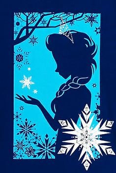 Снегурочка силуэт