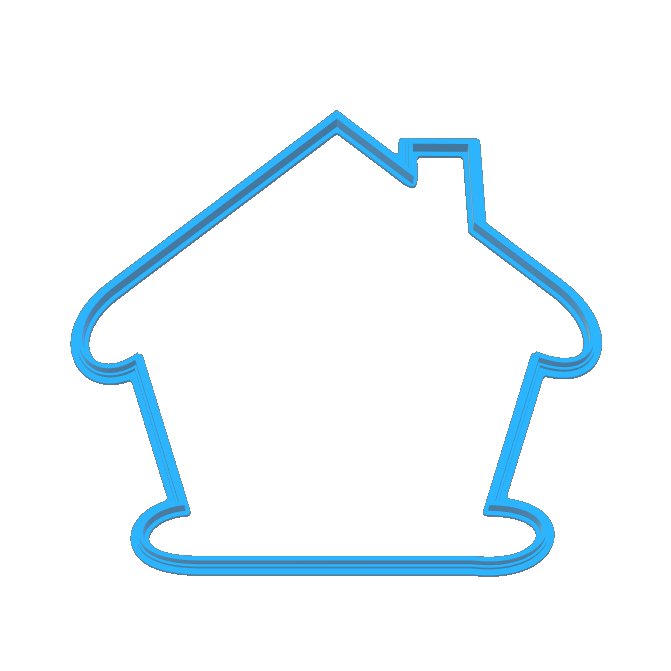 Форма для пряника домик