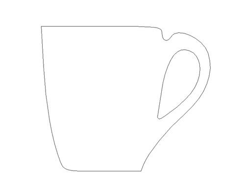 Кружки трафарет для вырезания