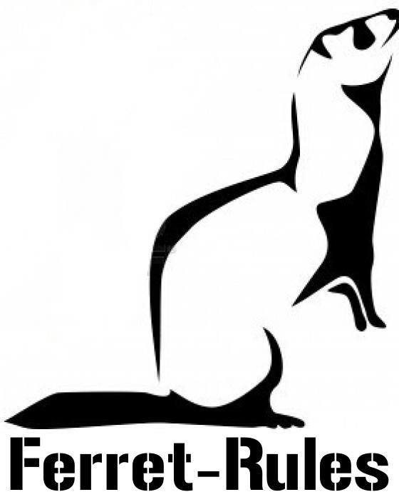 Силуэт хорька