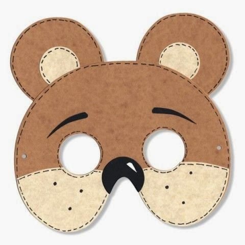 Маска мишки для детей
