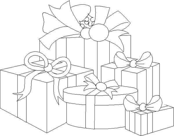 Подарок раскраска для детей