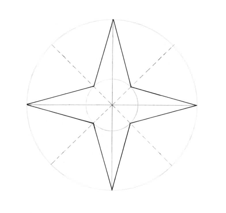 Как нарисовать звезду