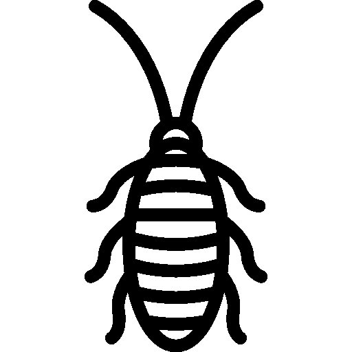 Таракан трафарет