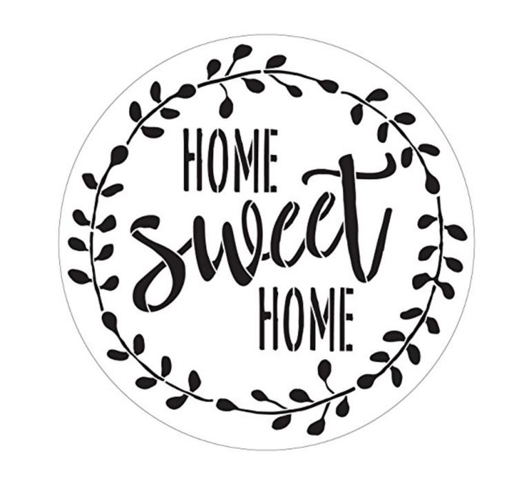 Трафарет Sweet Home
